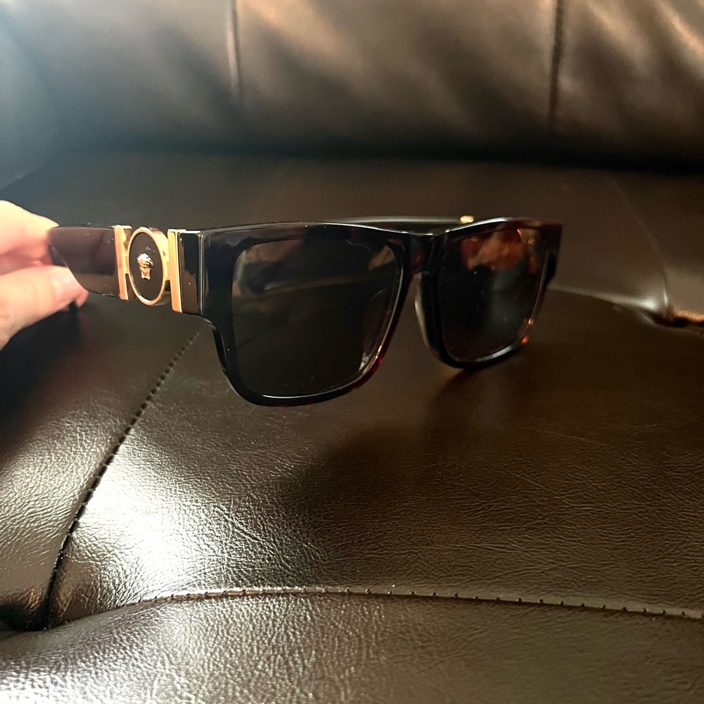 Versace sunglasses, male or female. Worn once only. Great condition